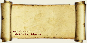 Isak Pejčinović vizit kartica